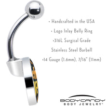 Load image into Gallery viewer, Nacho Type Belly Ring by Onyx O
