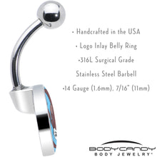 Load image into Gallery viewer, Oh My Otters Animal Belly Ring by Onyx O
