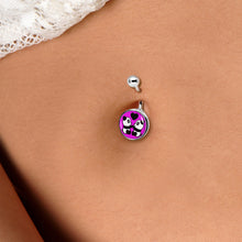 Load image into Gallery viewer, Panda Love Belly Ring by Onyx O
