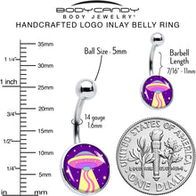 Load image into Gallery viewer, Style Space Invasion UFO Belly Ring by Onyx O
