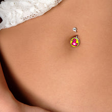 Load image into Gallery viewer, Pink Ducky Belly Ring by Onyx O
