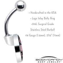 Load image into Gallery viewer, RAWR Kitty Cat Belly Ring by Onyx O
