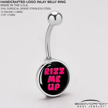 Load image into Gallery viewer, RIZZ ME UP Belly Ring by Onyx O
