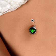 Load image into Gallery viewer, Shaka Hand Belly Ring by Onyx O
