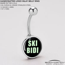 Load image into Gallery viewer, SKIBIDI Belly Ring by Onyx O
