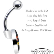 Load image into Gallery viewer, Spicy and Saucy Belly Ring by Onyx O
