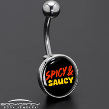 Load image into Gallery viewer, Spicy and Saucy Belly Ring by Onyx O
