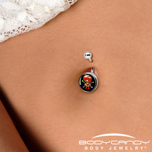 Load image into Gallery viewer, Valentine Heart Voodoo Doll Belly Ring
