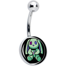 Load image into Gallery viewer, Zombie Bunny Belly Ring by Onyx O
