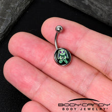 Load image into Gallery viewer, Zombie Bunny Belly Ring by Onyx O
