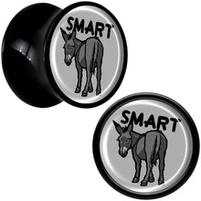 Load image into Gallery viewer, Donkey Smart Ass Black Acrylic Saddle Plug Set by Onyx O
