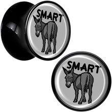 Load image into Gallery viewer, Donkey Smart Ass Black Acrylic Saddle Plug Set by Onyx O
