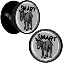 Load image into Gallery viewer, Donkey Smart Ass Black Acrylic Saddle Plug Set by Onyx O

