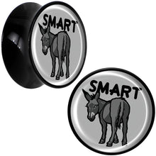 Load image into Gallery viewer, Donkey Smart Ass Black Acrylic Saddle Plug Set by Onyx O
