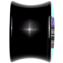 Load image into Gallery viewer, Holiday Christmas Hearse Black Acrylic Saddle Plug Set by Onyx O
