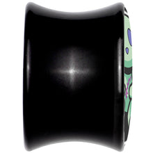 Load image into Gallery viewer, Zombie Bunny Black Acrylic Saddle Plug Set by Onyx O
