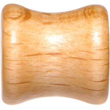 Load image into Gallery viewer, Organic Beechwood Geometric Unicorn Saddle Plug Set 0G to 25mm
