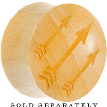 Load image into Gallery viewer, Organic Crocodile Wood Archer's Arrows Saddle Plug
