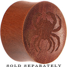 Load image into Gallery viewer, Organic Sawo Wood Sea Crab Saddle Plug
