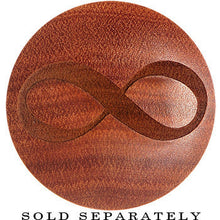 Load image into Gallery viewer, Organic Sawo Wood Infinity Saddle Plug
