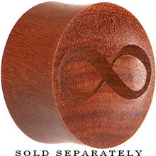 Load image into Gallery viewer, Organic Sawo Wood Infinity Saddle Plug
