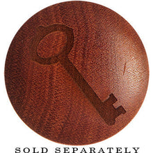 Load image into Gallery viewer, Organic Sawo Wood Antique Key Saddle Plug
