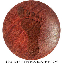 Load image into Gallery viewer, Organic Sawo Wood Footprint Saddle Plug
