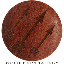 Load image into Gallery viewer, Organic Sawo Wood Archer's Arrows Saddle Plug
