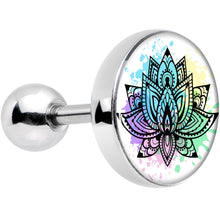Load image into Gallery viewer, Blooming Symbolic Lotus Flower Tragus Cartilage Earring
