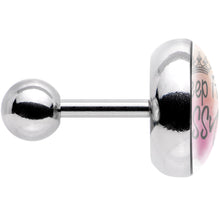 Load image into Gallery viewer, 16G 1/4 Watercolor Keep it Sassy Tragus Cartilage Earring
