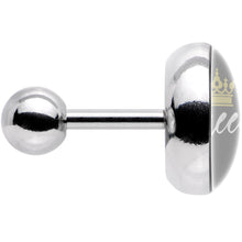Load image into Gallery viewer, 16G 1/4 Queen Crown Tragus Cartilage Earring
