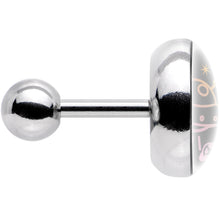 Load image into Gallery viewer, Pretty Pink UFO in Space Tragus Cartilage Earring
