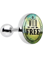 Load image into Gallery viewer, 16G 1/4 Wild and Free Tragus Cartilage Earring
