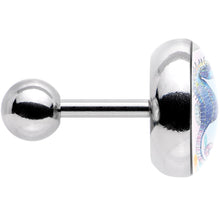 Load image into Gallery viewer, 16G 1/4 Watercolor Seahorse Tragus Cartilage Earring
