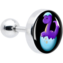 Load image into Gallery viewer, 16G 1/4 Baby Dinosaur Cartilage Tragus Earring by Onyx O
