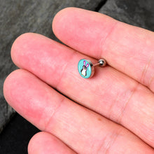 Load image into Gallery viewer, 16G 1/4 Bunny Penguin Cartilage Tragus Earring by Onyx O
