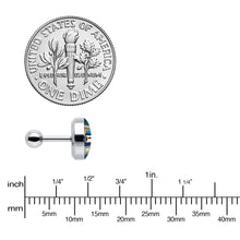 Load image into Gallery viewer, 16G 1/4 Retro Cassette Tape Cartilage Tragus Earring by Onyx O

