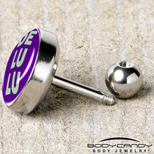 Load image into Gallery viewer, 16G 1/4 Word DELULU Tragus Cartilage Earring by Onyx O
