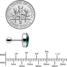 Load image into Gallery viewer, 16G 1/4 Alien UFO Dinosaur Abduction Cartilage Tragus Earring by Onyx O

