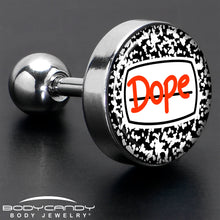 Load image into Gallery viewer, 16G 1/4 Dope Composition Notebook Tragus Cartilage Earring by Onyx O
