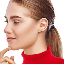 Load image into Gallery viewer, 16G 1/4 Rainbow Sea Floating Flamingo Cartilage Tragus Earring by Onyx O
