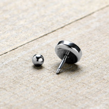 Load image into Gallery viewer, 16G 1/4 Glow in the Dark Heart Spider Web Cartilage Tragus Earring

