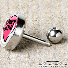 Load image into Gallery viewer, 16GI Don't Like You Valentine Heart Tragus Cartilage Earring
