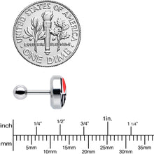 Load image into Gallery viewer, 16G 1/4 I Love Me Cartilage Tragus Earring by Onyx O
