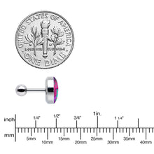 Load image into Gallery viewer, 16G 1/4 Funky Floral Mushroom Cartilage Tragus Earring by Onyx O
