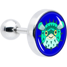 Load image into Gallery viewer, 16G 1/4 Pufferfish Cartilage Tragus Earring by Onyx O
