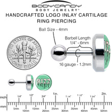 Load image into Gallery viewer, RIZZ Tragus Cartilage Earring by Onyx O
