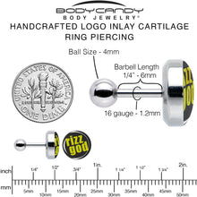 Load image into Gallery viewer, RIZZ GOD Tragus Cartilage Earring by Onyx O
