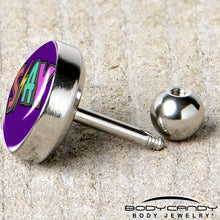 Load image into Gallery viewer, 16G 1/4 Colorful Lighting SLAY Tragus Cartilage Earring by Onyx O
