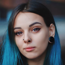 Load image into Gallery viewer, 16G 1/4 Donkey Smart Ass Tragus Cartilage Earring by Onyx O
